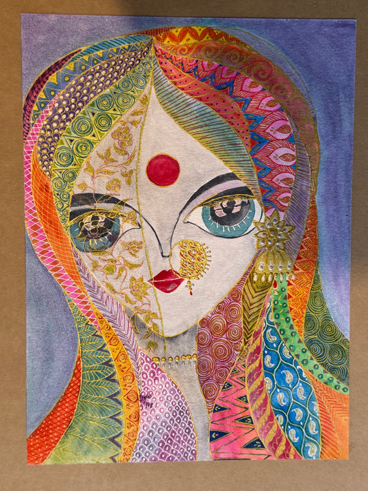 Radiant Feminine – Cultural Art Print